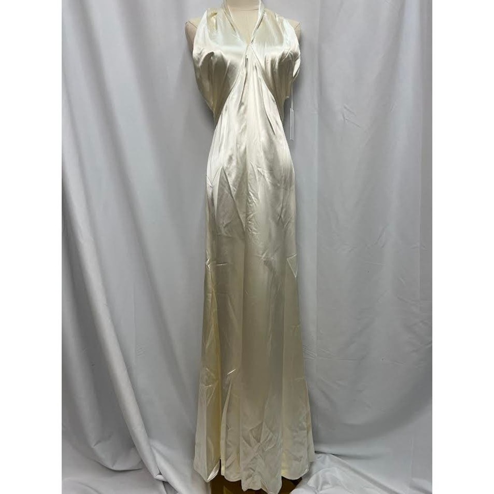 NWT! REFORMATION Veria Silk Dress‎ IVORY SIZE-6
